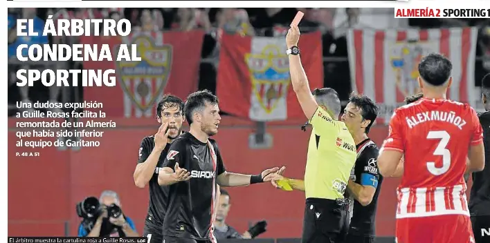 EL ÁRBITRO CONDENA AL SPORTING