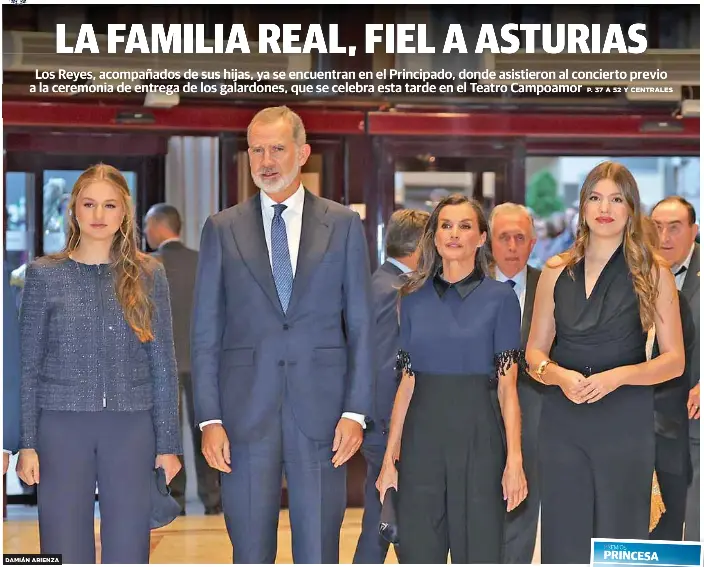 LA FAMILIA REAL, FIEL A ASTURIAS
