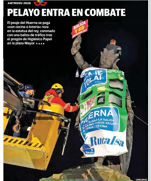 PELAYO ENTRA EN COMBATE