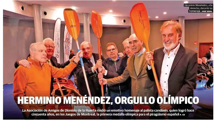 HERMINIO MENÉNDEZ, ORGULLO OLÍMPICO