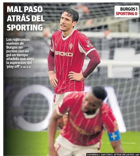 MAL PASO ATRÁS DEL SPORTING