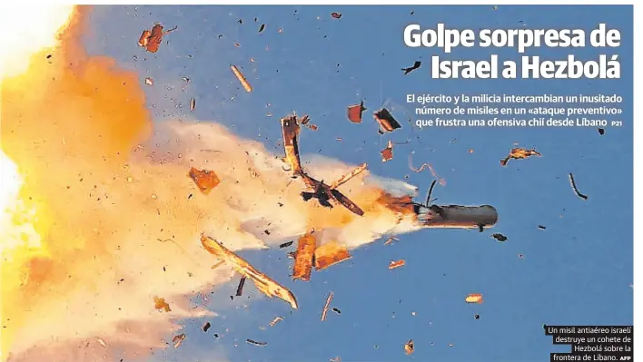 GOLPE SORPRESA DE ISRAEL A HEZBOLÁ