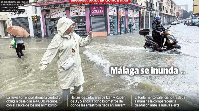 MÁLAGA SE INUNDA