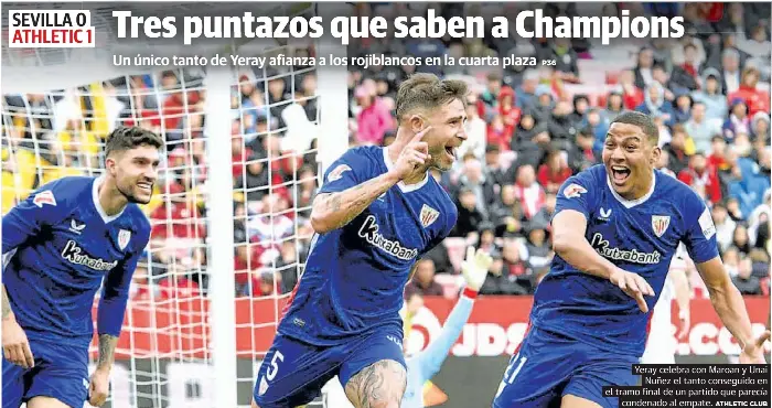 TRES PUNTAZOS QUE SABEN A CHAMPIONS