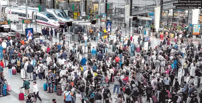 MÁS DE 10.000 VIAJEROS EN VÍA MUERTA