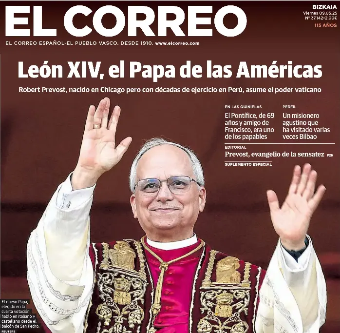 LEÓN XIV, EL PAPA DE LAS AMÉRICAS