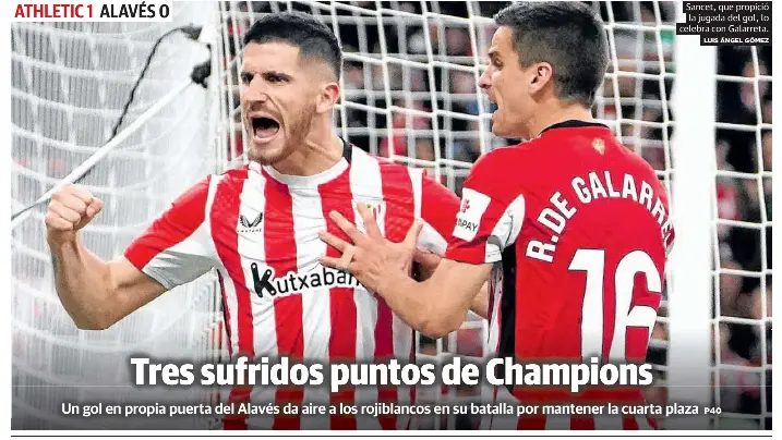 TRES SUFRIDOS PUNTOS DE CHAMPIONS