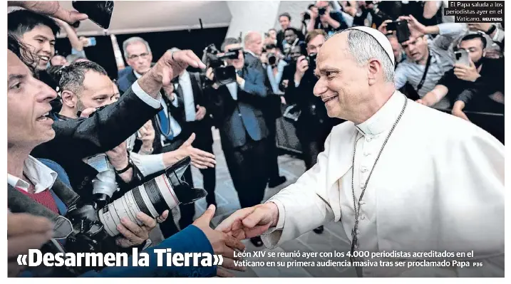 «DESARMEN LA TIERRA»