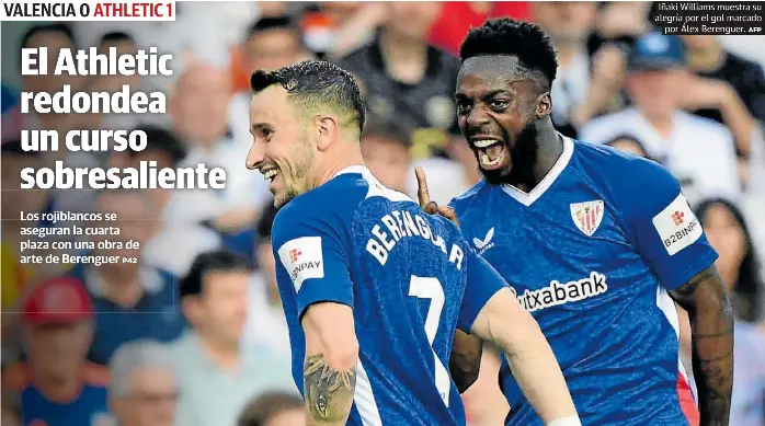 EL ATHLETIC REDONDEA UN CURSO SOBRESALIENTE