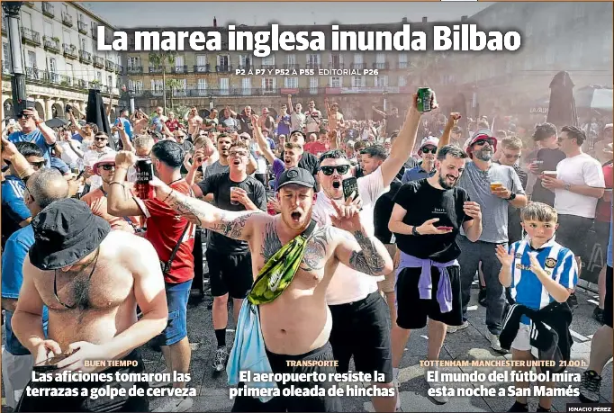 LA MAREA INGLESA INUNDA BILBAO