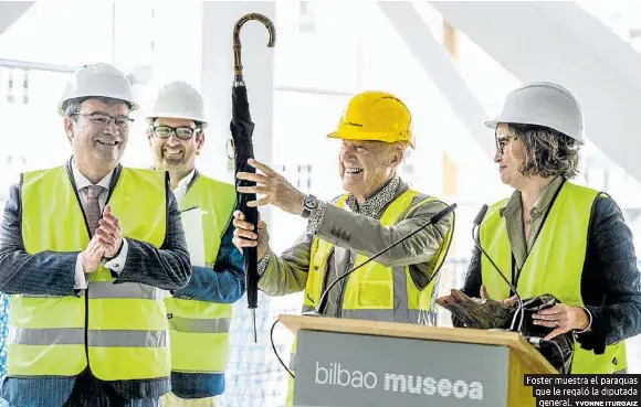 NORMAN FOSTER REGRESA A SU «CASA» DE BILBAO