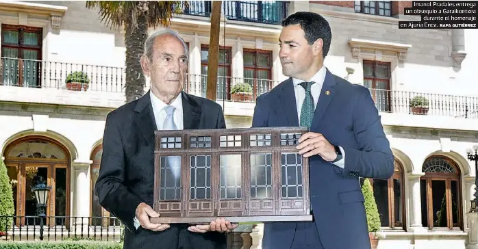 HOMENAJE AL LEHENDAKARI GARAIKOETXEA