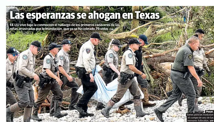 LAS ESPERANZAS SE AHOGAN EN TEXAS