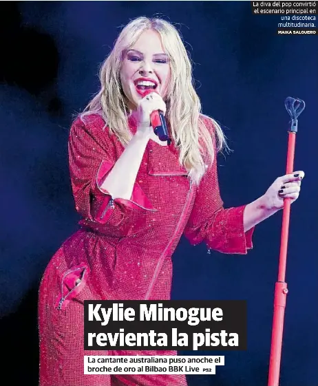 KYLIE MINOGUE REVIENTA LA PISTA