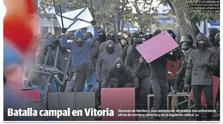 BATALLA CAMPAL EN VITORIA