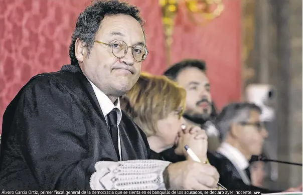 «ME DIJERON QUE EL FISCAL GENERAL NO PODÍA ESPERAR»