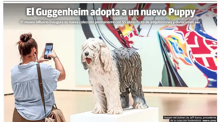 EL GUGGENHEIM ADOPTA A UN NUEVO PUPPY