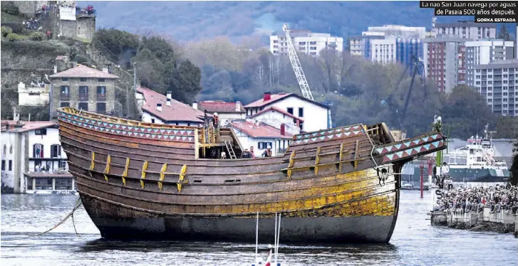 UN BALLENERO DEL SIGLO XVI REVIVE EN PASAIA