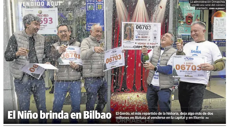 EL NIÑO BRINDA EN BILBAO