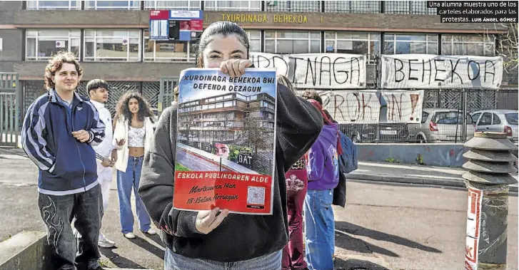 TXURDINAGA QUIERE SALVAR SU INSTITUTO PÚBLICO