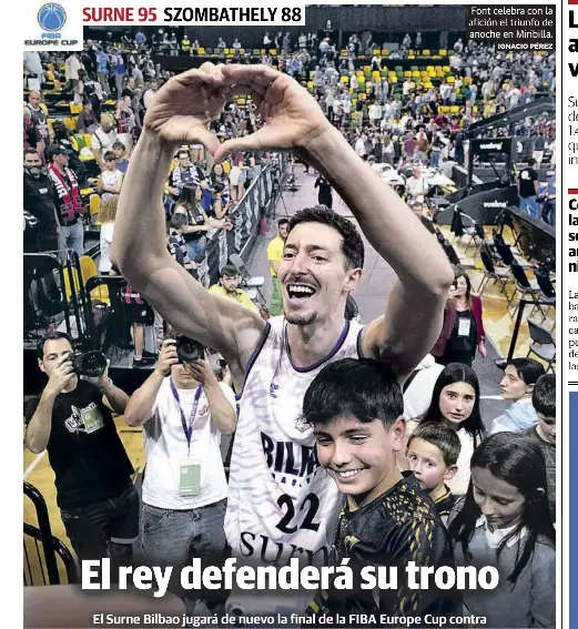 EL REY DEFENDERÁ SU TRONO