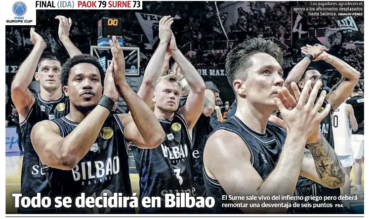 TODO SE DECIDIRÁ EN BILBAO