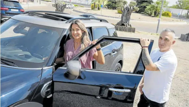 LA AGONÍA DE ROSA EN COCHE DESDE PUEBLA DE OBANDO A BADAJOZ