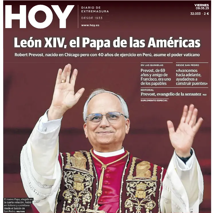 LEÓN XIV, EL PAPA DE LAS AMÉRICAS