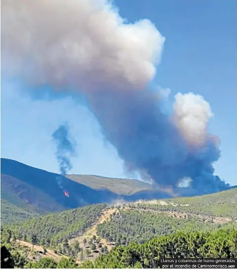 EL FUEGO SE VUELVE A CEBAR CON LAS HURDES