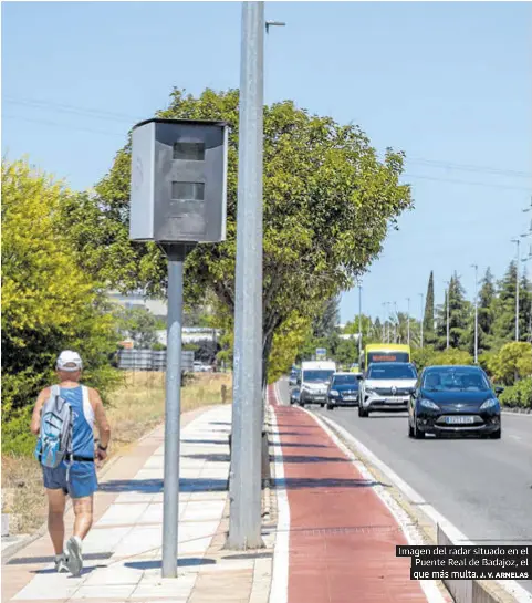 EL RADAR PACENSE QUE PONE 12 MULTAS AL DÍA