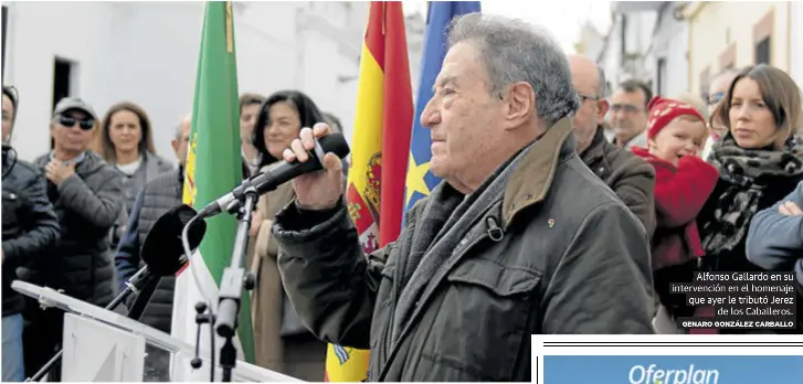 ALFONSO GALLARDO YA TIENE CALLE EN JEREZ