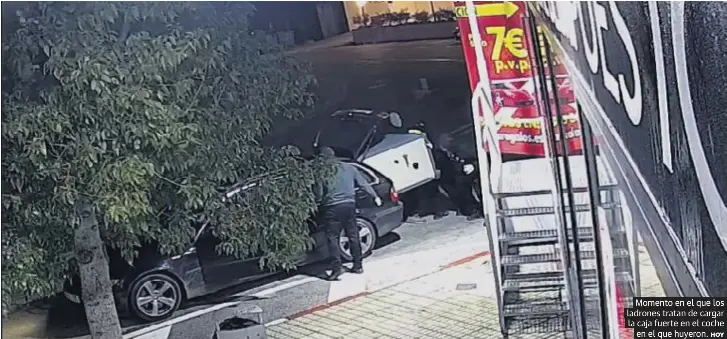 ROBAN LA CAJA FUERTE DEL ‘CAMIÓN DE LOS REGALOS’