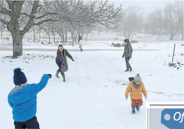 EL TEMPORAL TIÑE DE BLANCO LA REGIÓN