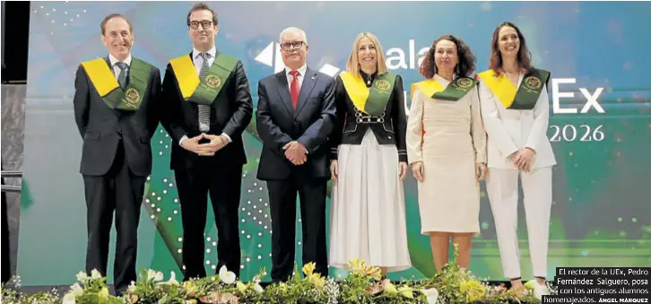 LA UEX DISTINGUE A SUS ‘ALUMNI’ MÁS ILUSTRES