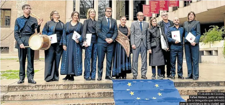 CÁCERES 2031 PRESENTA SUS CREDENCIALES