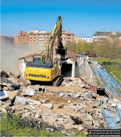 COMIENZA EL DERRIBO DEL JOSÉ PACHE