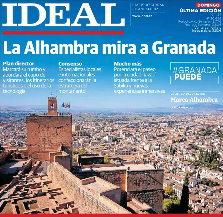 LA ALHAMBRA MIRA A GRANADA