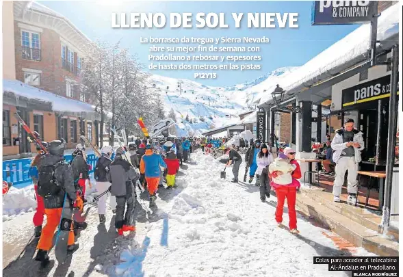 LLENO DE SOL Y NIEVE