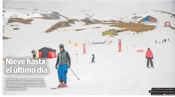 NIEVE HASTA EL ÚLTIMO DÍA