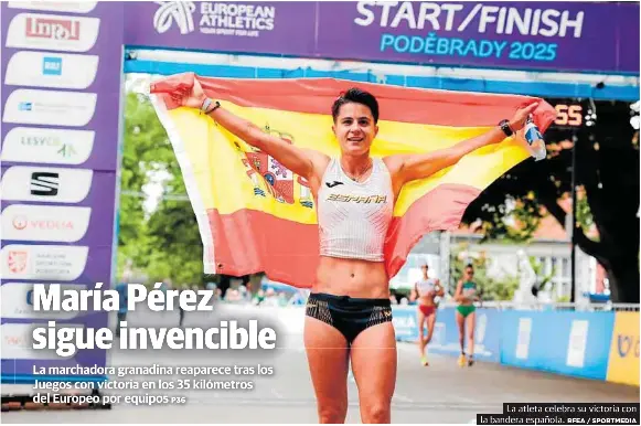MARÍA PÉREZ SIGUE INVENCIBLE