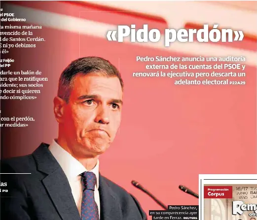 «PIDO PERDÓN»