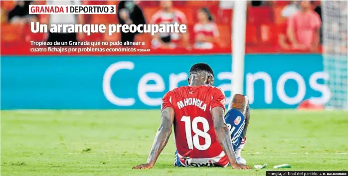 UN ARRANQUE PREOCUPANTE