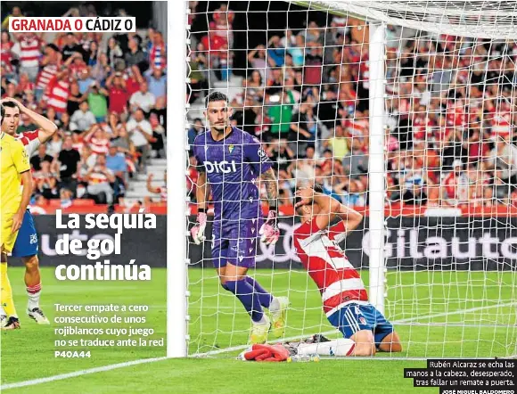 LA SEQUÍA DE GOL CONTINÚA