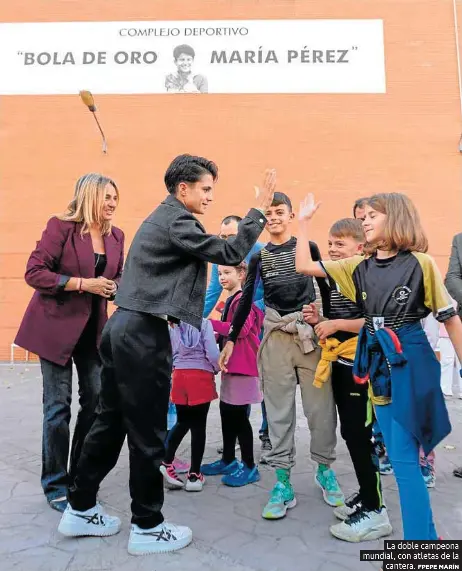 MARÍA PÉREZ YA ES PROFETA EN SU TIERRA