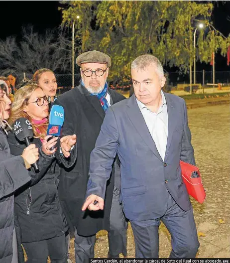 CERDÁN SALE DE LA CÁRCEL TRAS 142 DÍAS