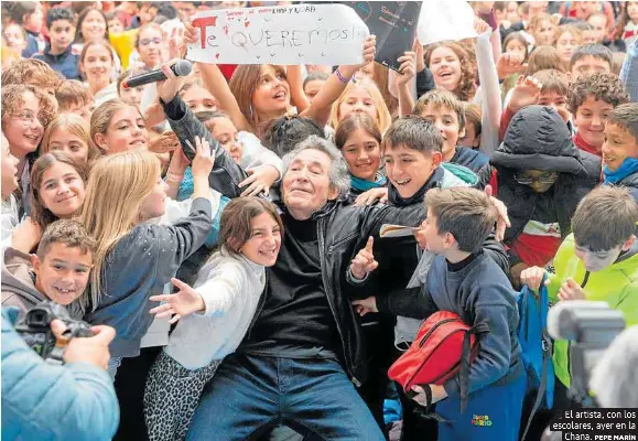 LA BIENVENIDA DE UNA ESTRELLA A LA CAPITALIDAD