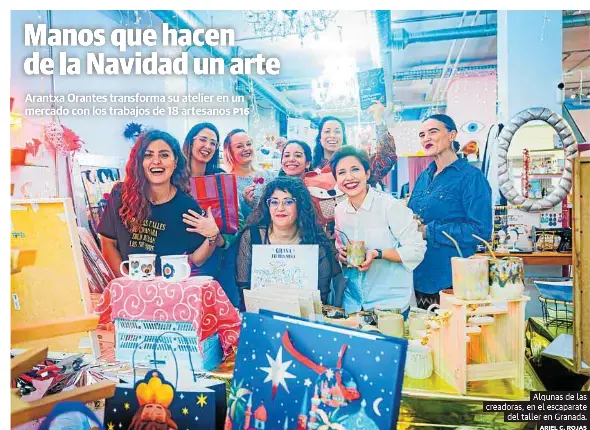 MANOS QUE HACEN DE LA NAVIDAD UN ARTE