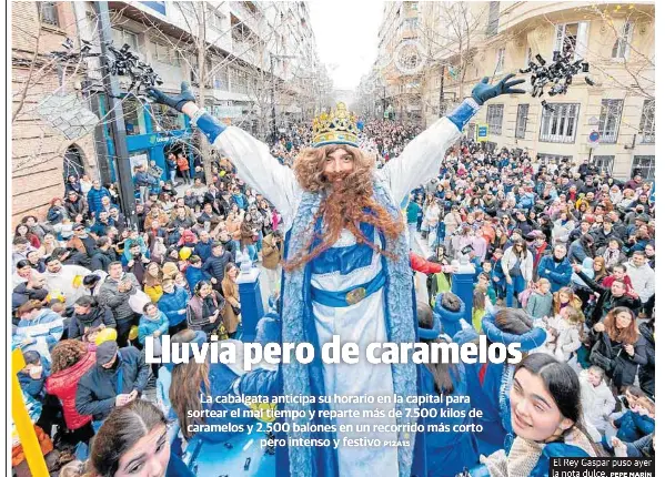 LLUVIA PERO DE CARAMELOS