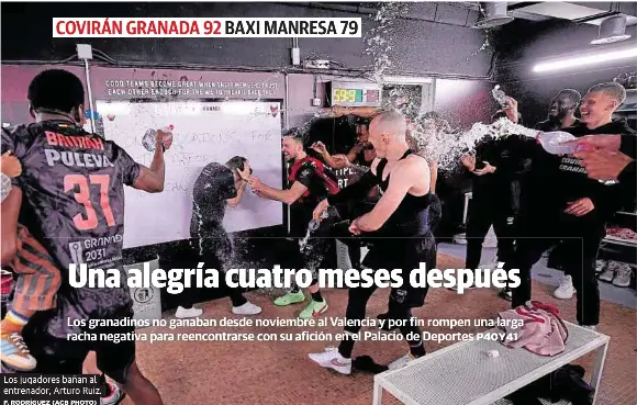 UNA ALEGRÍA CUATRO MESES DESPUÉS