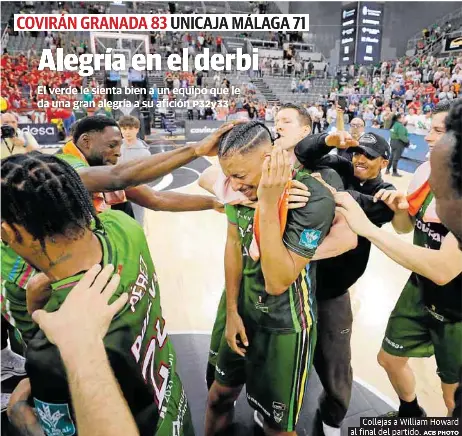 ALEGRÍA EN EL DERBI